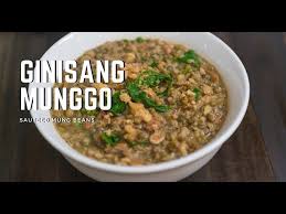 Filipino mung bean soup recipe. Filipino Ginisang Munggo Sauteed Mung Beans And Dried Shrimp With Spinach Youtube