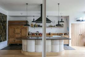Hotel housekeeping wood kitchen cart storage island wooden and metal foldable kitchen trolley. Fluted Architectural Detailing On Kitchen Islands And Wall Paneling