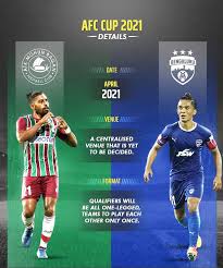 Atk mohun bagan fc is an indian professional football club based in kolkata, west bengal. Atk Mohun Bagan And Bengaluru Fc To Play Afc Cup In April 2021 Spotik