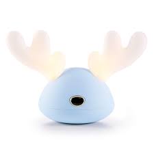 Amazon Com Zonsk Sleeping Night Light For Kids Baby Girls Deer Shape Led Nursing Nightlight Battery Operated Bedside Lamp Blue Baby
