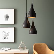 Perkins 3 Light Cluster Teardrop Pendant Reviews Allmodern