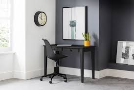 Michigan contemporary computer desk with storage home office study console black. Cather Home Office Desk Black Furniture At Work