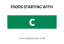 Fun board game to teach about food and drink vocabulary. 80 Foods Beginning With C Challenges To Do