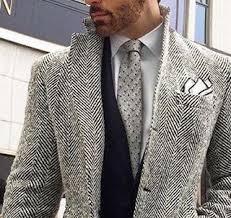 Black And White Coat Mens Black White Grey Texture Herringbone Topcoat Mini Print Tie Tipped Pocket Square Mens Outfits Well Dressed Men Topcoat Men