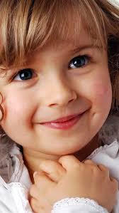 This makes newborn photos really sweet. Cute Little Girl A Sweet Smile 750x1334 Iphone 8 7 6 6s Wallpaper Background Picture Image