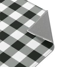 It is easy to care for as it can be vacuumed regularly.you should consider the buffalo plaid design found in popular style decor.from the luxurious and simple atmosphere to increase funny on floor! Buffalo Check Area Rug Carpet Black White Plaid Home Floor Decor Chic Starcove Fashion