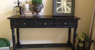 new black brown timber console hall table sideboard country french provincial ebay hall table revamp furniture table