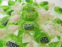 Jolly Rancher Zero Sugar Green Apple 8oz Candy Candies America 1 2lb Half Pound Ebay