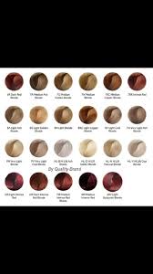 Ion Color Brilliance Hair Dye Color Chart Ion Hair Colors
