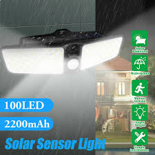 100 led solar power light pir motion sensor security outdoor garden wall lamp us. Concept Sl 100 32 Led Solar Security Light With Motion Detector For Sale Online Ebay