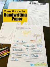 How to write a paper. Free Printable Handwriting Paper