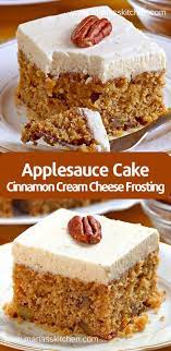 Easy Moist Applesauce Cake Maria S Kitchen Desserts Apple Cake Recipes Applesauce Cake Recipe