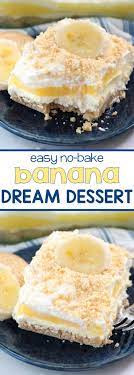 No Bake Banana Pudding Dream Dessert Crazy For Crust Recipe Banana Dessert Recipes Desserts No Bake Banana Pudding