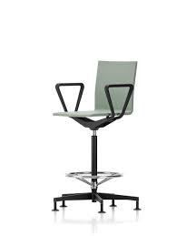 Comptoir de famille chaise en bois massif 40x41xh 94cm. 04 Chaise De Comptoir Chaise Visiteur Avec Accoudoirs Vitra Vitra 44042300