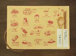 美味台灣 餐墊 小吃 乳酪黃色 印花樂inblooom pinkoi beef and noodles chicken brands steamed pork dumplings