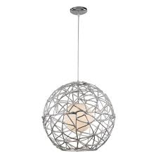Led drop ceiling light panels are brighter and have a more even light spread with no dark spots! Bel Air Lighting 1 Light Polished Chrome Pendant With Frosted Glass Pnd 968 The Home Depot Trans Globe Lighting Pendant Light Bel Air Lighting