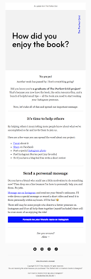 How Did You Enjoy The Book The Perfect Grid Really Good Emails