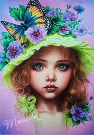 Fairies and their pets, some happy, some a little sad! #artvscancer