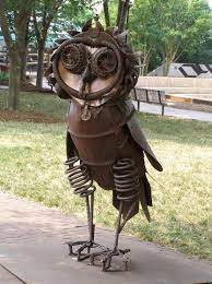 Sharon Stroud S Out Of Her Mind Random Wednesday Scrap Metal Art Junk Art Metal Yard Art