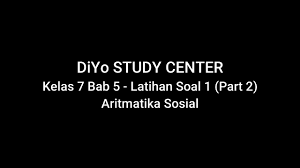 Adapun sub materi dalam soal ini meliputi harga jual, harga beli, untung, rugi, persentase untung, persentase rugi, bruto, netto, tara, bunga dan pajak. Matematika Smp Kelas 7 Bab 5 Aritmatika Sosial Latihan Soal 1 Part 2 Youtube