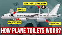 कहाँ जाता है प्लेन के टॉयलेट का waste? | Where does the waste from the  plane's toilet go?