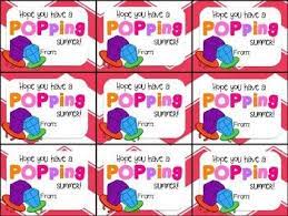End Of Year Gift Tag Ring Pop Hope You Have A Popping Summer Ring Pop Teacher Gift Tags Gift Tags