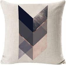 Kuddfodral Riktning Mark Linne Super Soft Cushion Pillow Cover Bekväma  prydnadskuddar -[B5561]