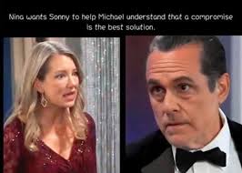 Carly just listen to your son and just turn sonny in that's how you get  Nina in harms way period