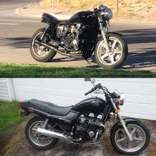 My 2000 Honda Cb750 Nighthawk She Is Far From Done But She Is Coming Along More Details In The Comments Caferacers