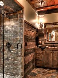 Warm shades of beige—on the walls, flooring, mirror, and rustic bathroom decor—add color without overwhelming the small space. 45 Best Rustic Bathroom Decor Ideas Designs 2021 Guide