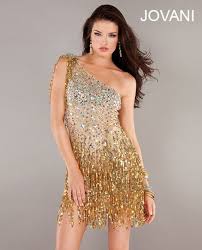 Jovani Gold Fringe Party Dress Style 72832 Nye Evening Mini Dresses Dresses Fancy Dress Accessories