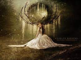 Goddess Of The Woods By Carlos Quevedo On Deviantart Art Photo Manipulation Goddess Art