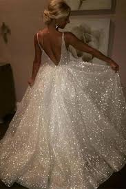 Pretty Long Ivory Sequin Shiny Lace Long Prom Dresses Wedding Dresses Us 219 00 Kkphcjstjs Kikiprom Com White Prom Dress Long Prom Dresses Backless Wedding Dress