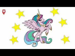 My Little Pony Princess Celestra Boyama Ve Cizim Sayfasi Cocuklar Icin Nasil Yapilir Youtube My Little Pony Boyama Kitaplari Cizim