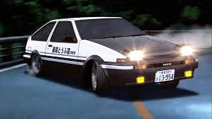 High tech white custom parts: Ultimate Initial D Ae86 Guide Drifted Com