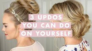 I would have gifted you a cute puppy, but i did not as i would be jealous of the puppy for being with you. 3 Stunning Updos That You Can Do On Yourself Hair Tutorial Youtube