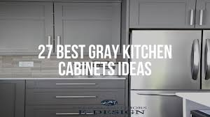 Gray cabinets for kitchen spaces are very popular, largely due to their versatility and that face that different shades of gray can evoke very different feelings. 27 Best Gray Kitchen Cabinets Ideas Youtube