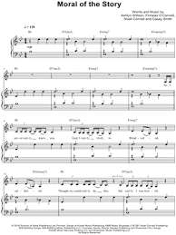 Ashe Moral Of The Story Sheet Music In Bb Major Transposable Download Print Sku Mn0208154
