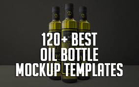 Up to 3$ per mockup. 120 Best Oil Bottle Mockup Templates Graphic Design Resources