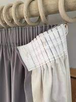 Tutorial How To Make A Lined Pencil Pleat Curtain No Sew Curtains Pleated Curtains Pencil Pleat