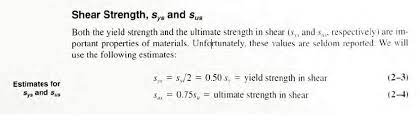 Is There Any Relationship Between Shear Strength And Tensile Strength Of A Ferrous Alloy Like High Strength Steel