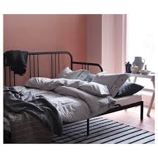 Divani che all'occorrenza diventano letti di emergenza? Fyresdal Struttura Letto Divano Nero 80x200 Cm Ikea It