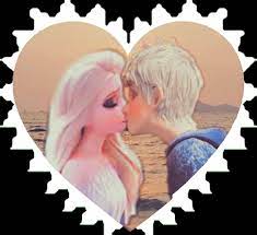 True Love Kiss Jack Frost And Elsa Dark Jack Frost Jelsa