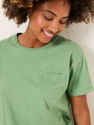 Lily Dark Teal Green 100% Cotton T-Shirt