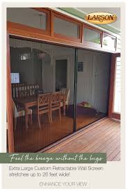 A third patio door option is the folding patio door. The Larson Retractable Wall Screen Home House Home Decor