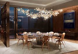 Dining room crystal chandeliers regina sturrock designs. Dining Room Lighting Chandelier Gingko 700 For Hospitality