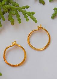 Check spelling or type a new query. 24k Solid Gold Artisan Hoop Earrings Tiny Teeny Pure Gold Hoops For Gold Lovers 2nd Holes Sensitive Ears Teeny Earring Enthusiasts
