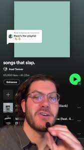 Song Suggestions for Spotify Playlist || Responding to Axel Tanner