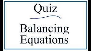 The printables are also available as pdf files Balancing Equations Quiz And Answers Youtube