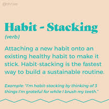 Our Definition Of Habit Stacking A New Method Of Forming A Habit To Help You Thrive